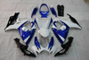 Amotopart Fairings Suzuki GSXR 600 750 White Blue Corona Racing  (2006-2007)