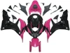 Amotopart Fairings Honda CBR 600 RR Pink Black Honda Racing (2007-2008)