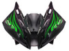 Amotopart Fairings Yamaha YZF-R6 Black & Green Flame R6 Racing (2006-2007)
