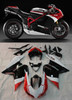 Fairings Ducati 1098 1198 848 Red Black 1198 Racing (2007-2012)