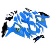 Amotopart Fairings Suzuki GSXR 600 750 Blue Rizla Racing  (2008-2010)