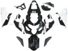 Amotopart Fairings Suzuki GSXR 600 750 Black White Suzuki GSXR Racing  (2004-2005)