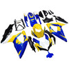 Amotopart Fairings Suzuki GSXR 600 750 Yellow Blue Alstare Corona Racing  (2008-2010)