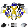 Amotopart Fairings Suzuki GSXR 1000 Yellow Blue Alstare Corona Racing  (2007-2008)