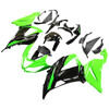 Amotopart Fairings Plastics Kawasaki ZX6R 636 Green Black Ninja Racing (2013-2018)