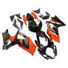 Amotopart Fairings Suzuki GSXR 1000 Black & Orange GSXR Racing  (2007-2008)