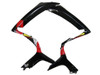 Amotopart Fairings Suzuki GSXR 600 750 Black Chesterfield Suzuki Racing  (2006-2007)