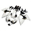 Amotopart Fairings Suzuki GSXR 600 750 White Black Lucky Strike Racing  (2006-2007)