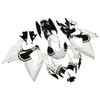 Amotopart Fairings Suzuki GSXR 600 750 White Black Lucky Strike Racing  (2006-2007)