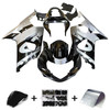 Amotopart Fairings Suzuki GSXR 1000 Silver & Black Racing  (2000-2002)