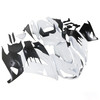 Amotopart Fairings Plastics Kawasaki ZX14R Ninja White Racing (2012-2021)