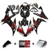 Amotopart Fairings Yamaha YZF-R1 Black & Red Flame R1 Racing (2004-2006)