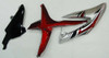 Amotopart Fairings Suzuki GSXR 600 750 Silver Red GSXR Racing  (2008-2010)