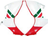 Amotopart Fairings Suzuki GSXR 600 750 White Red Green Alitalia Racing  (2006-2007)