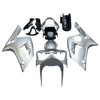 Amotopart Fairings Kawasaki ZX6R 636 Silver Ninja Racing  (2003-2004)