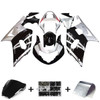 Amotopart Fairings Suzuki GSXR 600 Black & Silver GSXR Racing  (2001-2003)
