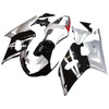 Amotopart Fairings Suzuki GSXR 600 Black & Silver GSXR Racing  (2001-2003)