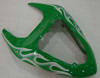 Amotopart Fairings Kawasaki ZX 10R Green & White Flame Ninja Racing (2006-2007)