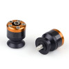 Spools 6MM Carbon Fiber Swingarm Sliders Yamaha, Orange