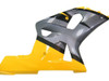 Amotopart Fairings Suzuki GSXR 600 Silver & Yellow GSXR Racing  (2001-2003)