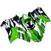 Amotopart Fairings Kawasaki ZX6R ZX636 Green Black Silver  Ninja ZX6R Racing  (2007-2008)