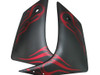 Amotopart Fairings Yamaha YZF-R1 Black Matte & Red Flame R1 Racing (2007-2008)