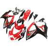 Amotopart Fairings Suzuki GSXR 600 750 Red & Black GSXR  Racing  (2006-2007)