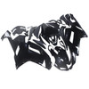 Amotopart Fairings Kawasaki ZX6R ZX636 Black Ninja Racing  (2007-2008)