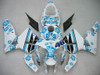 Amotopart Fairings Honda CBR 600 RR Multi-Color Azzurro Floral Racing (2005-2006)