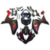 Amotopart Fairings Yamaha YZF-R1 Black & Red Flame  R1 Racing (2007-2008)
