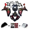 Amotopart Fairings Yamaha YZF-R1 Black & Red Flame  R1 Racing (2007-2008)