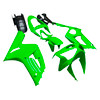 Amotopart Fairings Kawasaki ZX6R 636 Green Ninja Racing  (2003-2004)