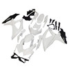 Amotopart Fairings Suzuki GSXR 600 750 White Black GSXR Racing  (2008-2010)