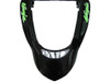 Fairings Kawasaki ZX6R 636 Black Green ZX6R Racing  (2003-2004)