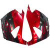 Amotopart Fairings Kawasaki ZX14R Black & Red Flame Ninja Racing (2006-2011)