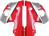 Amotopart Fairings Yamaha YZF-R6 Silver Red Fortuna R6 Racing (1998-2002)