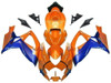 Amotopart Fairings Suzuki GSXR 600 750 Orange & Blue Jordan Racing  (2006-2007)