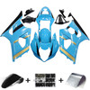 Amotopart Fairings Suzuki GSXR 1000 Blue Rizla Suzuki Racing  (2003-2004)