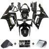Amotopart Fairings Kawasaki ZX6R 636 Black Ninja Racing  (2003-2004)