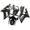 Amotopart Fairings Kawasaki ZX6R 636 Black Ninja Racing  (2003-2004)