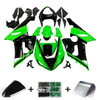 Amotopart Fairings Kawasaki ZX6R 636 Green Black Kawasaki Racing  (2005-2006)