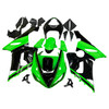 Amotopart Fairings Kawasaki ZX6R 636 Green Black Kawasaki Racing  (2005-2006)