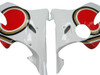 Amotopart Fairings Honda CBR 600 F4i White & Red Lucky Strike Racing (2004-2007)