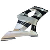 Amotopart Fairings Suzuki GSXR 1000 Silver & Black GSXR Racing  (2003-2004)