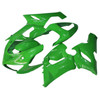 Amotopart Fairings Kawasaki ZX6R ZX636 Green Ninja Racing  (2005-2006)