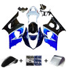 Amotopart Fairings Suzuki GSXR 1000 #Black Blue GSXR Racing  (2003-2004)