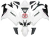 Amotopart Fairings Kawasaki ZX6R ZX636 White Red Black  ZX6R Racing  (2007-2008)