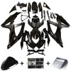 Amotopart Fairings Suzuki GSXR 600 750 All Black Suzuki Racing  (2008-2010)