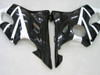 Amotopart Fairings Honda CBR 600 F4i Black & White F4i Racing (2004-2007)