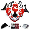 Amotopart Fairings Yamaha YZF-R1 Red Black Santander Bank Racing (2007-2008)